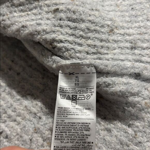 Old navy Cardigan sweater waffle stitch Open-Front Thermal - Picture 3 of 6